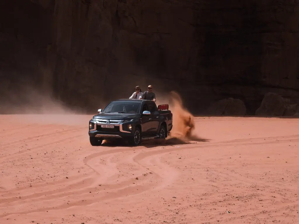 Jeep Safari in the desert