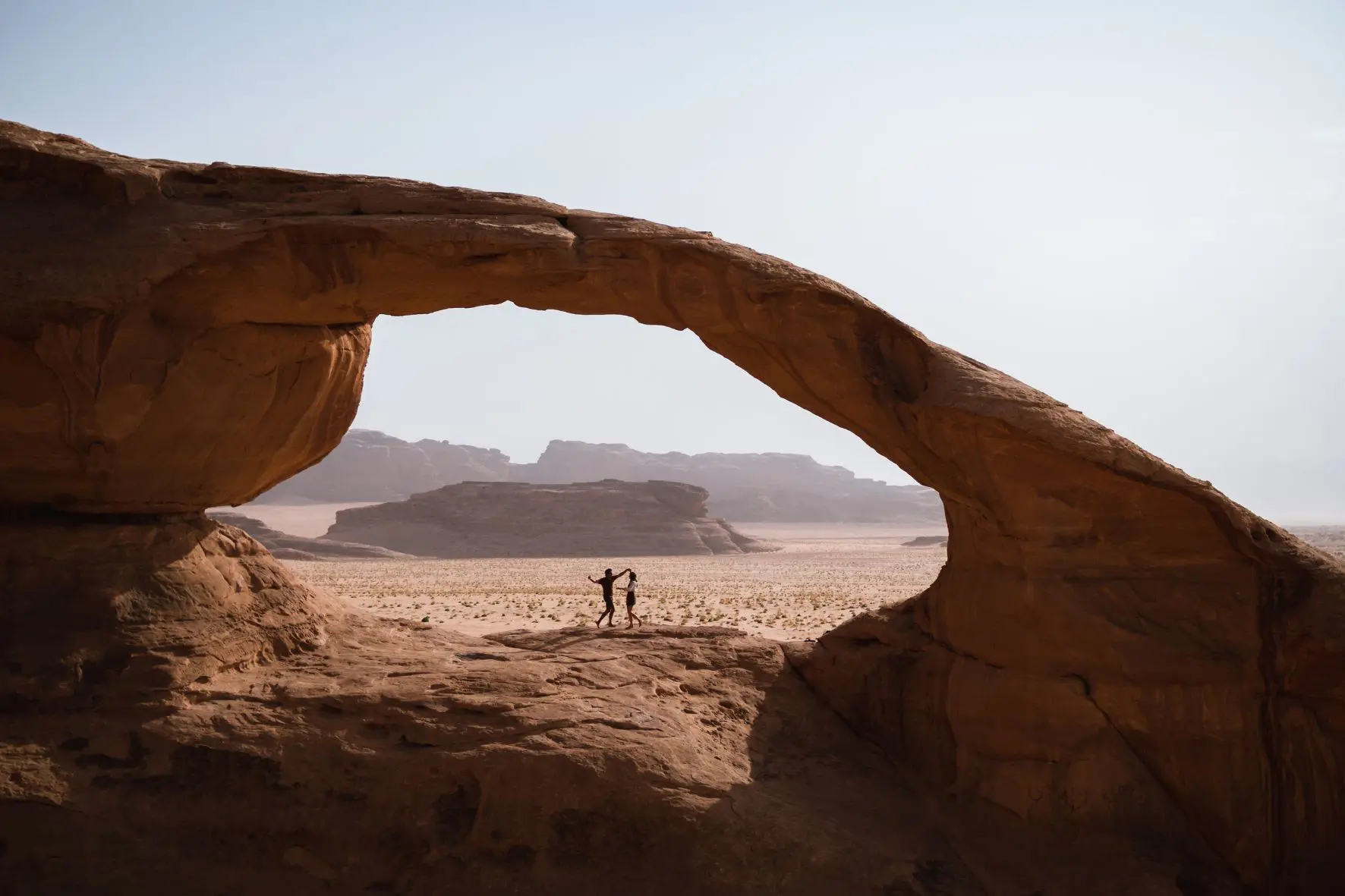 Désert van Wadi Rum in Jordanië