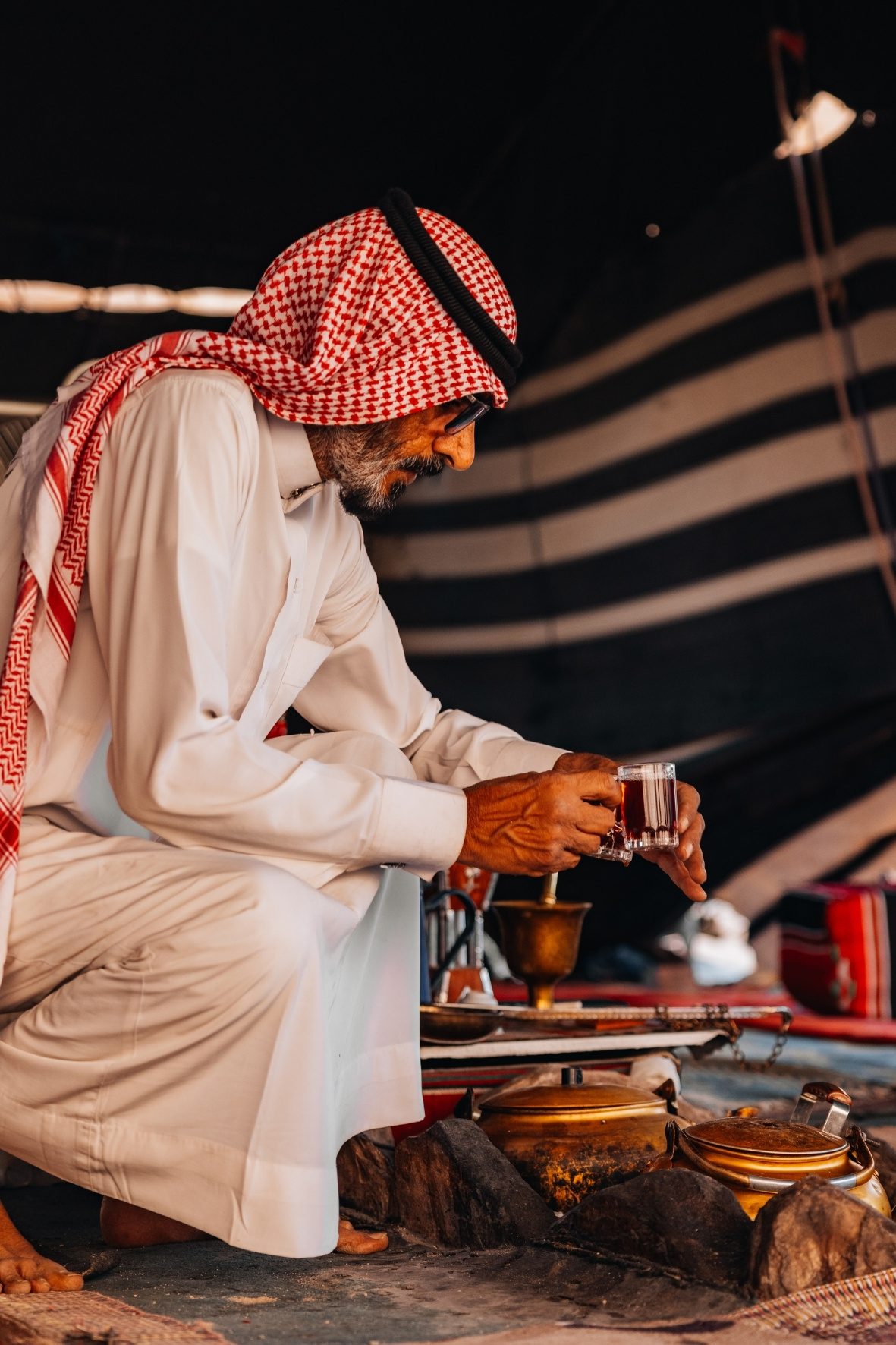 Traditionelles Abendessen Jordanien